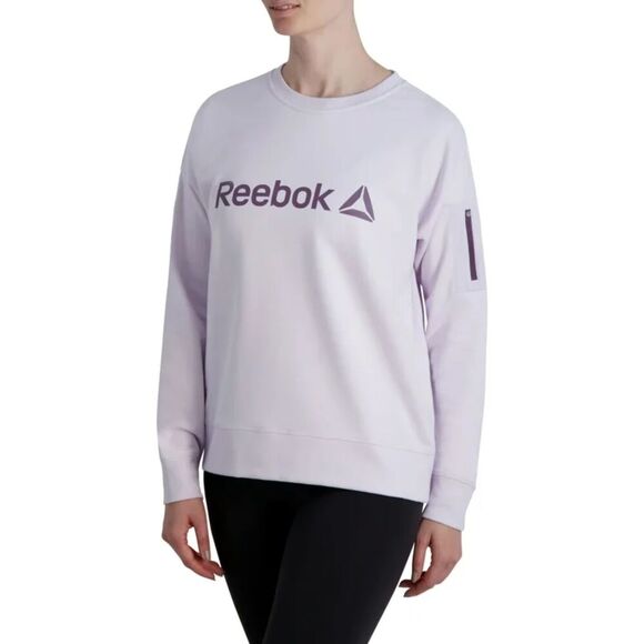 Reebok Womens‎ Level Up Crewneck Sweatshirt Medium - Picture 1 of 5